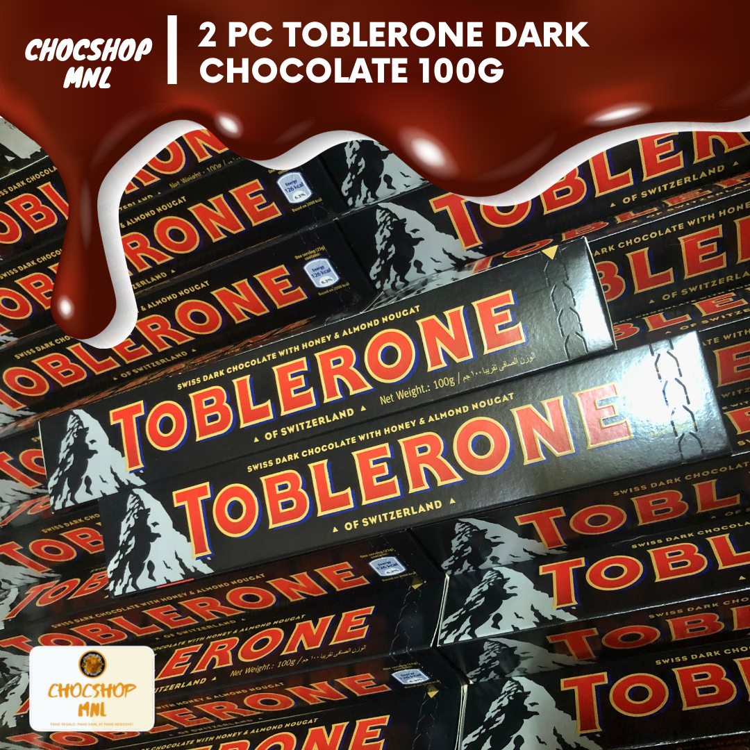 Toblerone Dark Imported Chocolate 100g 2pc Expiry 2024 Lazada Ph