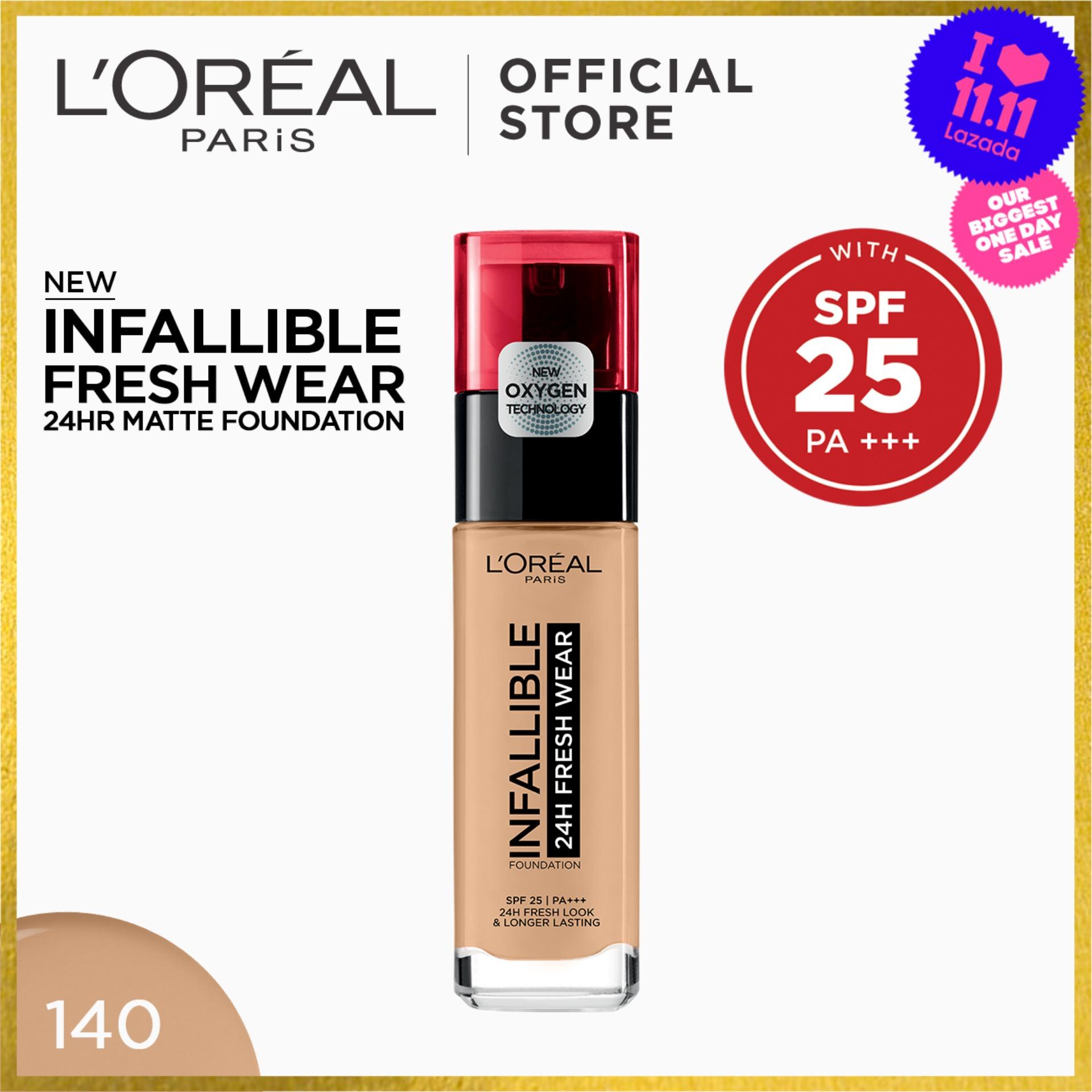 L'Oréal Paris Infallible 24HR Fresh Wear Matte Liquid Foundation (Makeup)