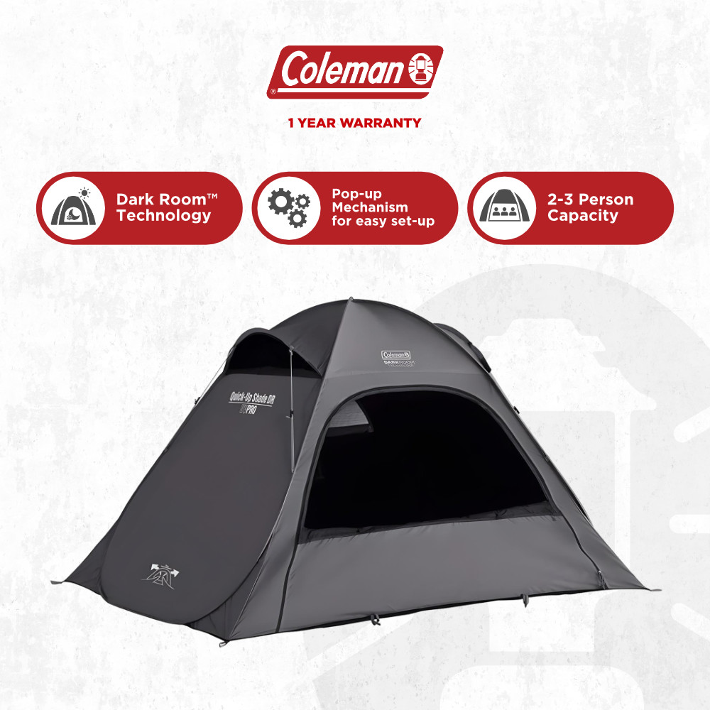 NEW] Coleman® Quick-up Shade Dark Room Tent Aluminium Pole Tent