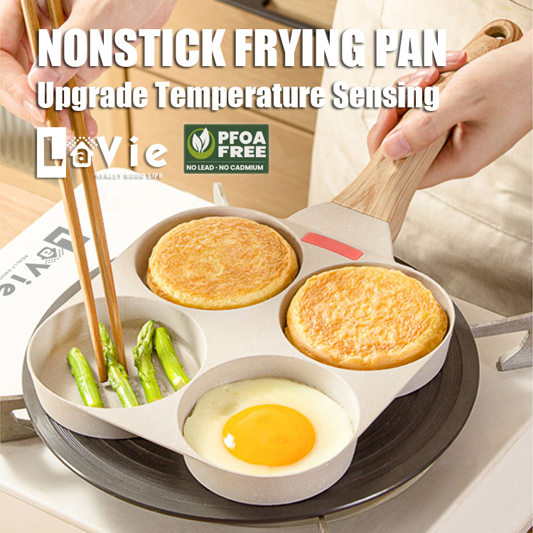  MyLifeUNIT Egg Frying Pan, 4-Cup Nonstick Fried Egg