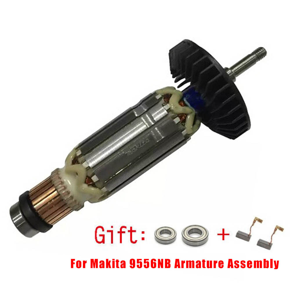 Replacement AC220V 240V Armature Rotor For MAKITA Angle Grinder 9556