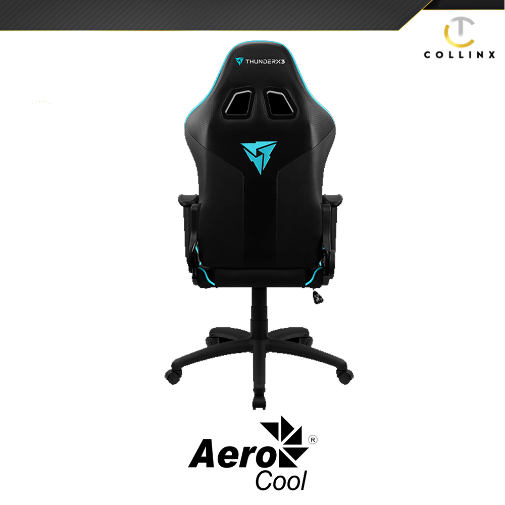 Aerocool thunderx3 yama1 online gaming chair black cyan