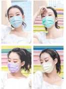 Ems fashion Face Mask 3 Layer 50pcs/Box Fda CE Certification Disposable Mask Thickened 3 Layer Non-woven