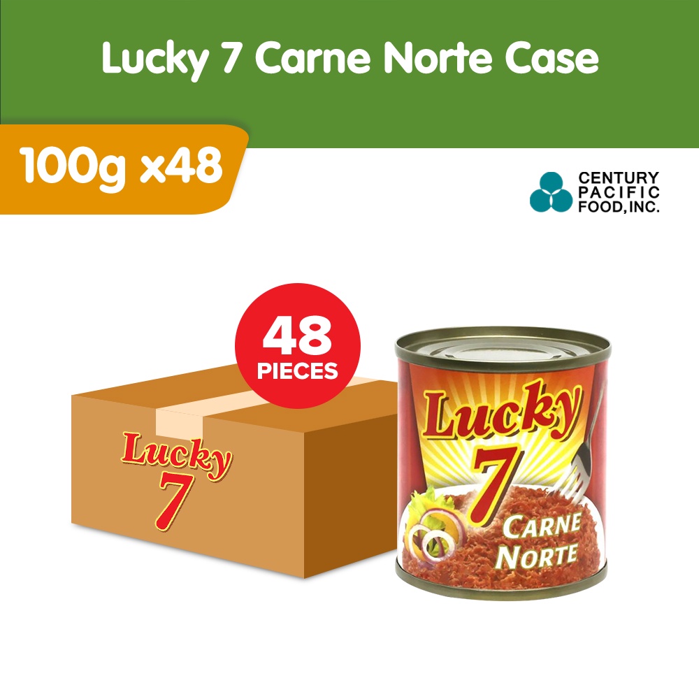 LUCKY 7 CARNE NORTE 100 GRAMS 48 PCS (1 CASE) Lazada PH