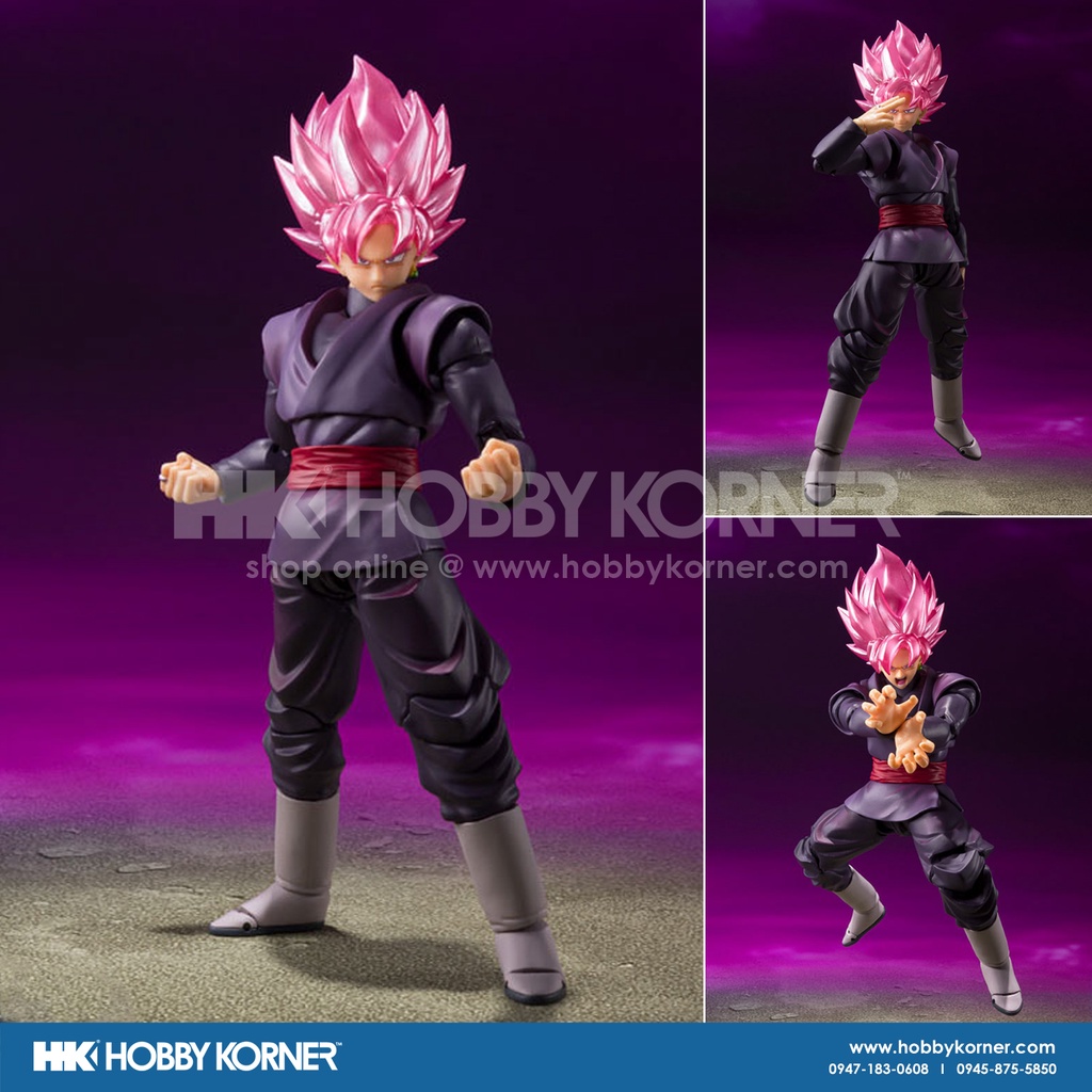 Figura Goku Black Super Saiyan Rose - Dragon Ball - S.H.Figuarts - Bandai