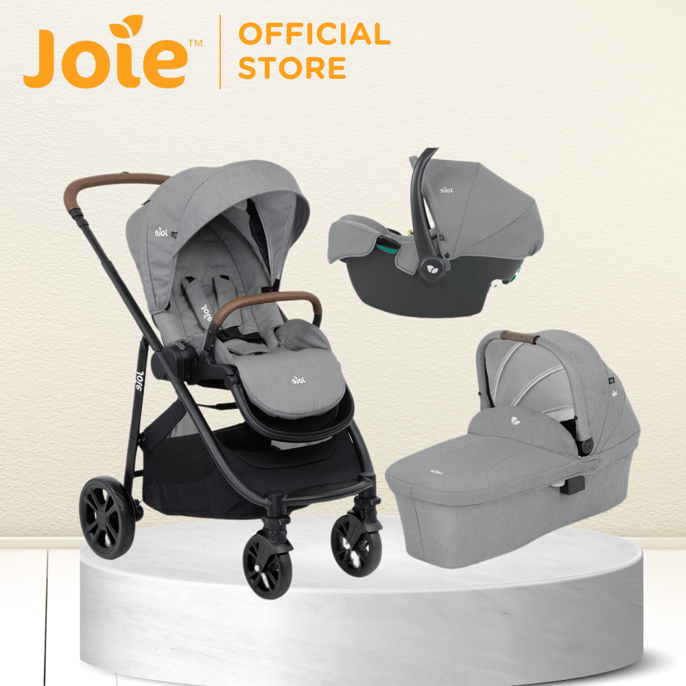 Joie Versatrax™ Trio (Stroller with Trio Travel System Bundle Versatrax,  I-snug, and ramble) Suitable from Birth up to 22kgs