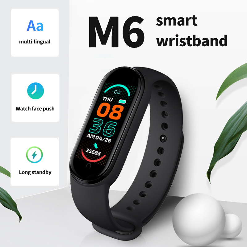  M4 Smart band 4 Fitness Tracker Watch Sport Bracelet Heart Rate  Blood Pressure Smartband Monitor Health Wristband Band Bracelet (Black  0.96inch) : Electronics