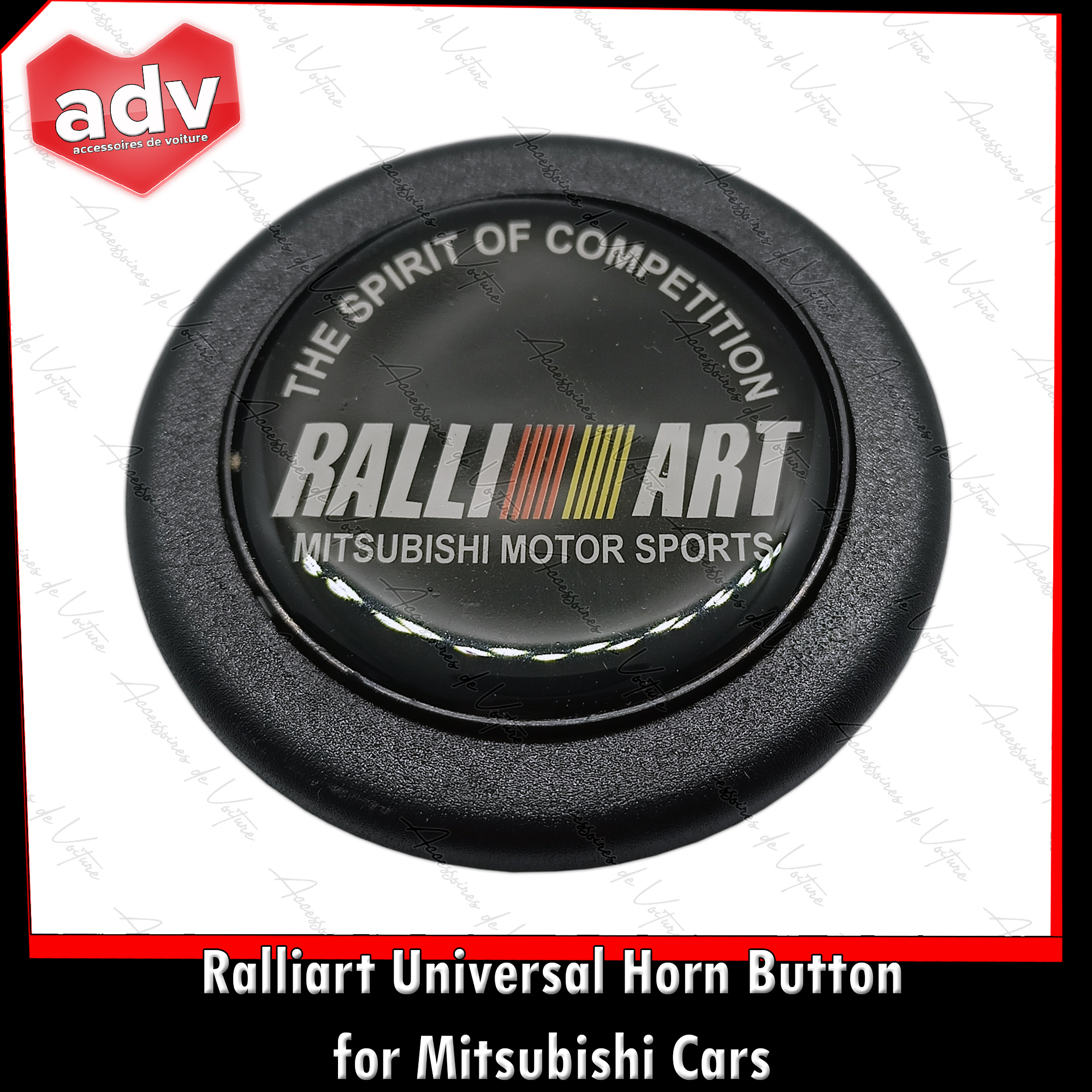 Momentary Switch 3-Piece Set - Universal Horn Button Kit With