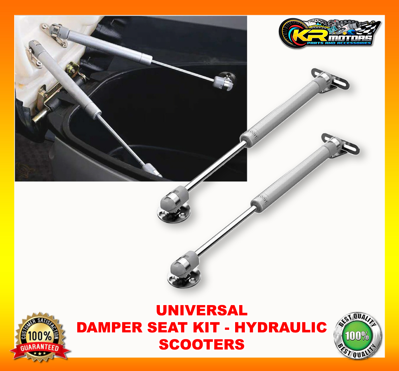 Universal Hydraulic Seat Lift Damper Kit for Scooters High Quality