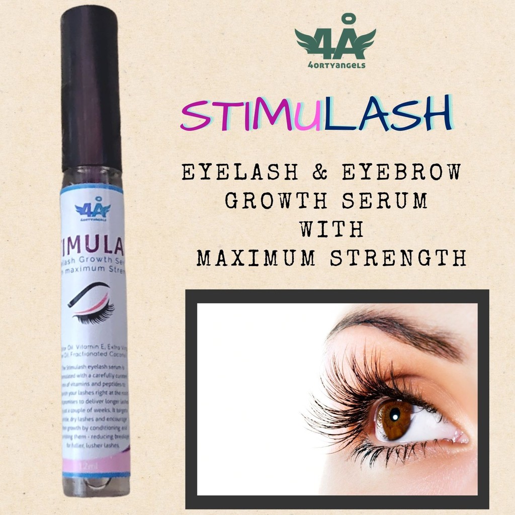 The Eyelash & Eyebrows Growth Serum with Maximum Strength by 40rty Angels' Stimulash Lazada PH