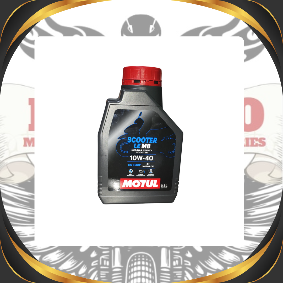 Motul 4T 10W-40 Scooter Expert Engine Oil - 1 Liter, Semi-Synthetic, JASO MB For Scooters & Mopeds