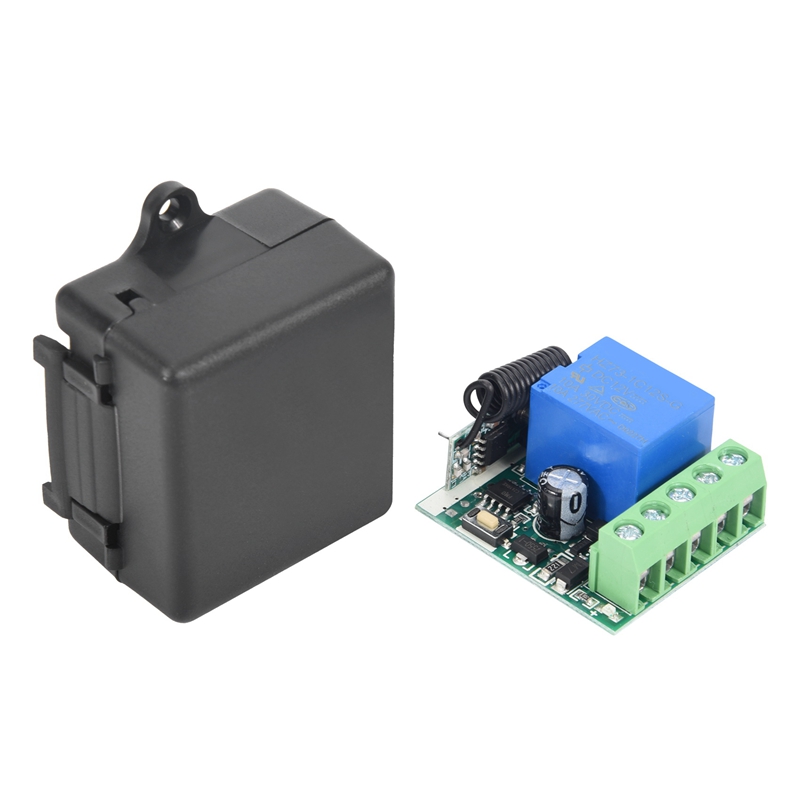 Dc 12v 1ch 433mhz universal wireless remote control switch rf relay receiver 433 mhz transmitter button module diy kit