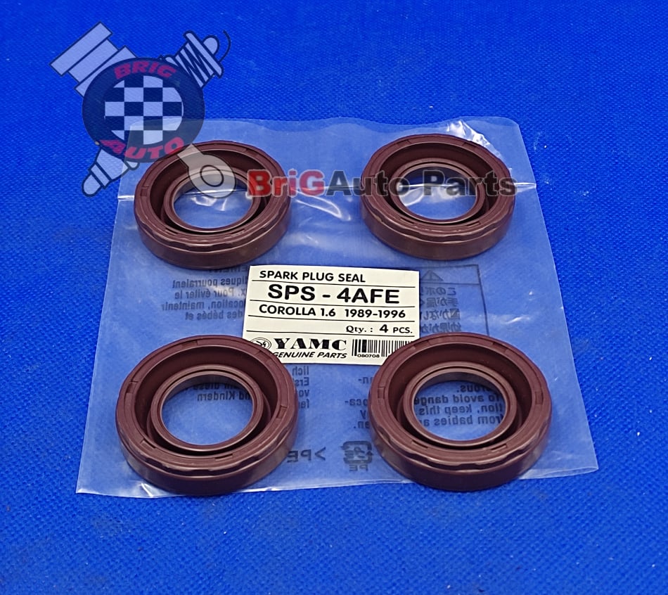 Toyota Corolla 19932000 1.6 4AFE Spark Plug Oil Seal Set(4pcs) Lazada PH