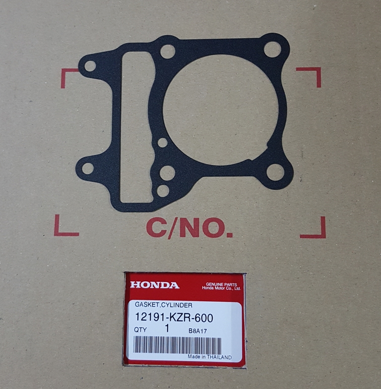 ORIGINAL HONDA CYLINDER GASKET FOR CLICK 125 / CLICK 150 (12191-KZR-600 ...