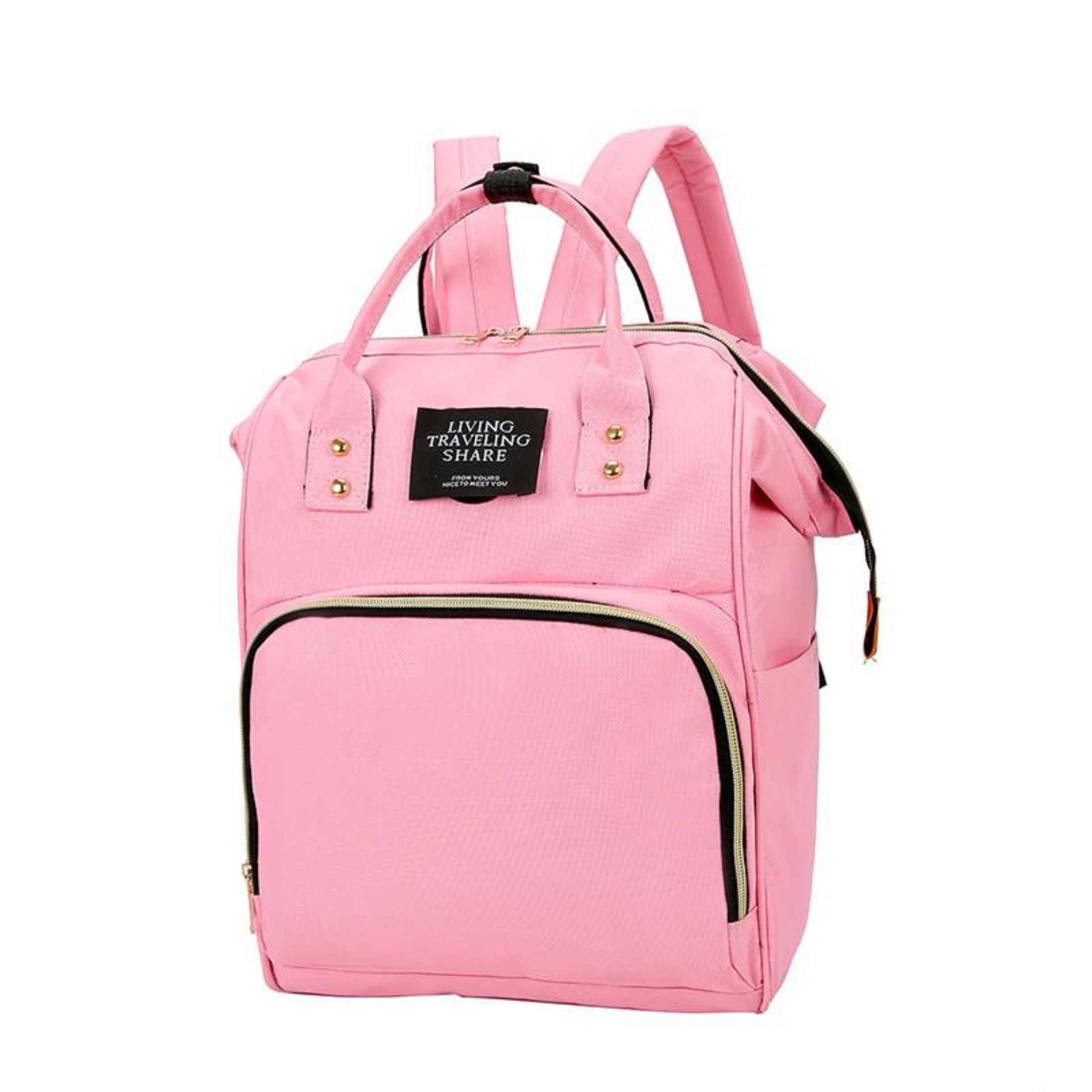pink baby bag