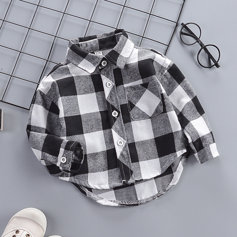 IENENS Kids Baby Cotton Clothing Boys Girls Tops Shirts Casual Clothes Striped Blouse Long Sleeves Shirt Infant Toddler Tee Boy Top T-shirt