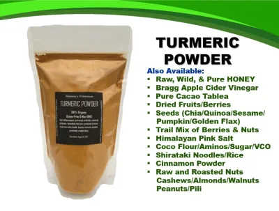 Pure Turmeric Powder 100g (Unsweetened, Organic Luyang Dilaw)