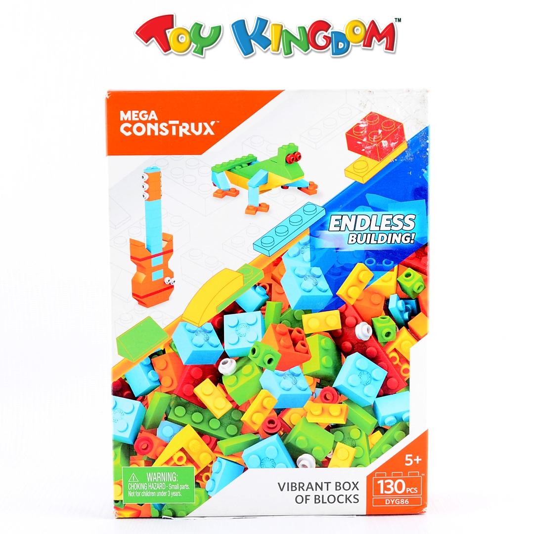 mega construx vibrant box of blocks