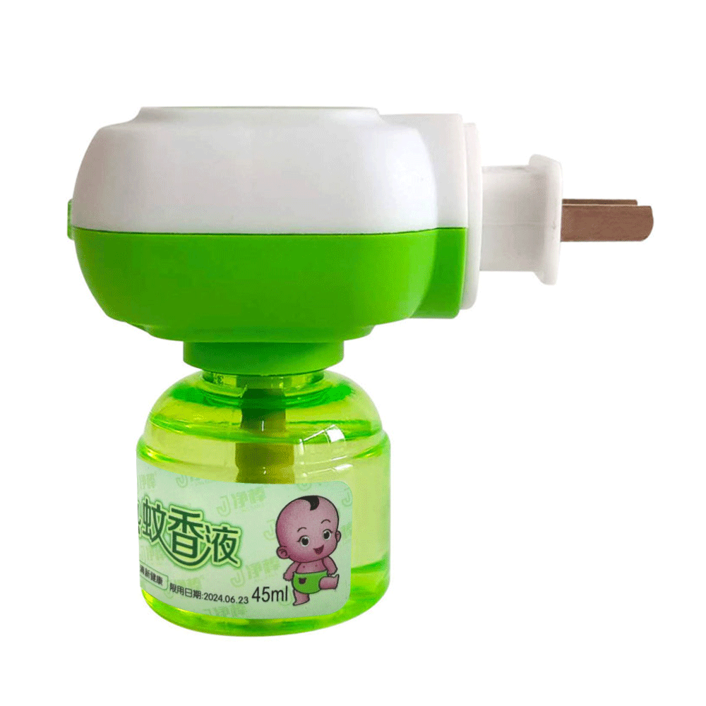 Electric Mosquito Coil Liquid Repellant Odorless Gentle Non Toxic For