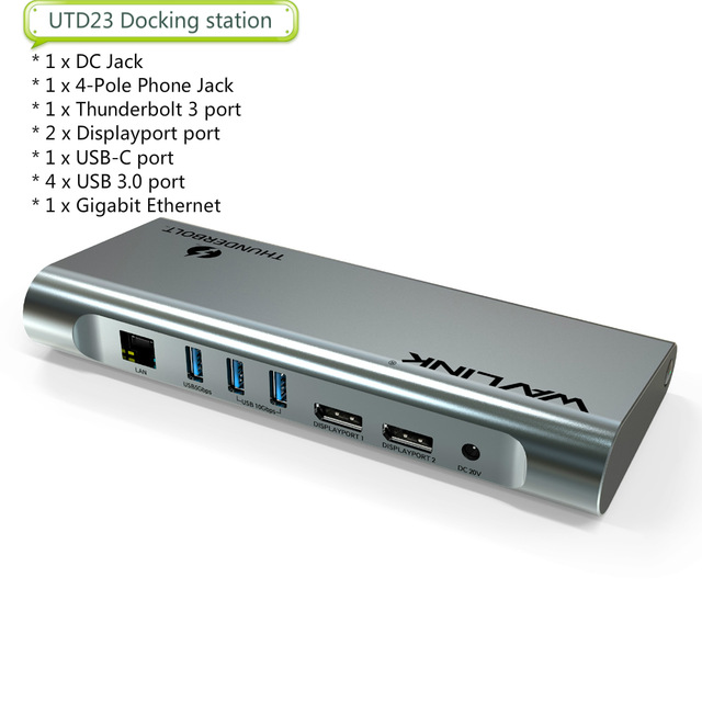 thunderbolt 3 dual-4k docking station for laptops - mac and windows