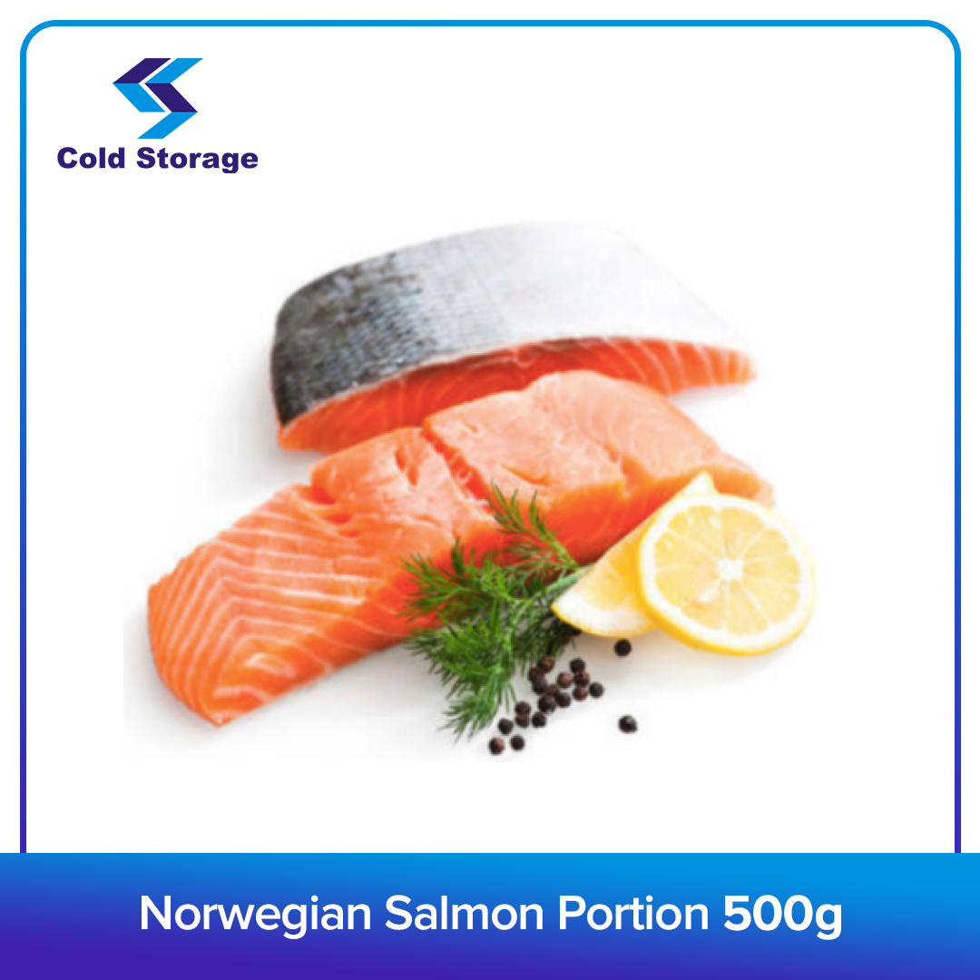 Cold Storage Seafood Frozen Norwegian Salmon Portion Cut 500g Lazada PH