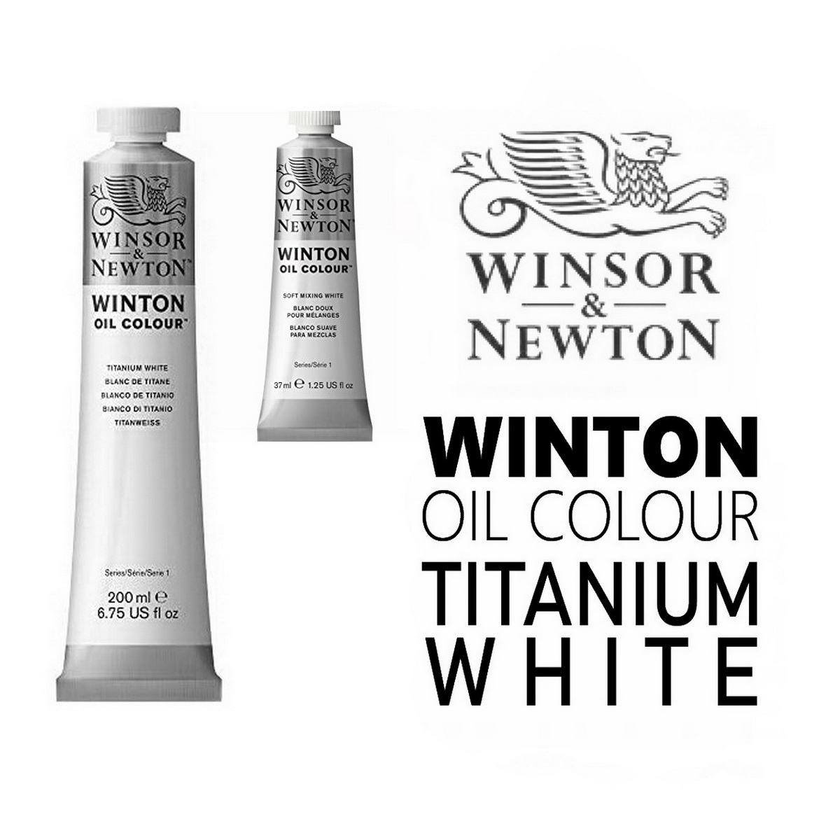 Winsor & Newton Winton 200ml Oil Colour - Titanium White