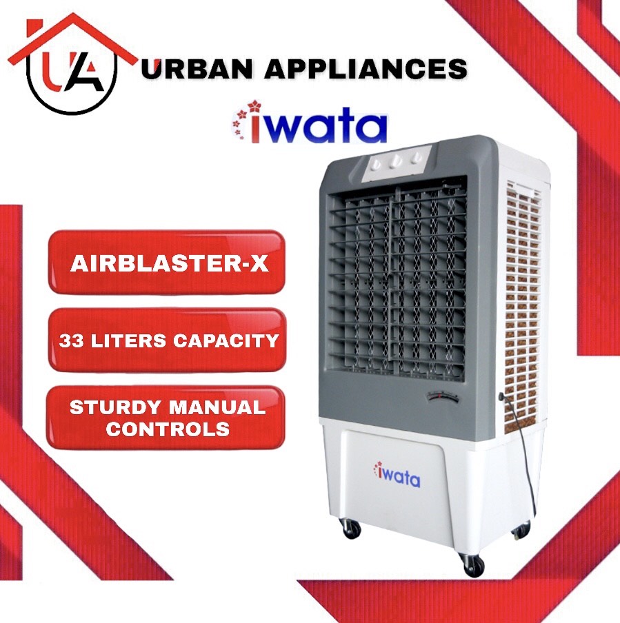 Iwata Airblaster X Evaporative Air Cooler 33 Liters Sturdy Manual