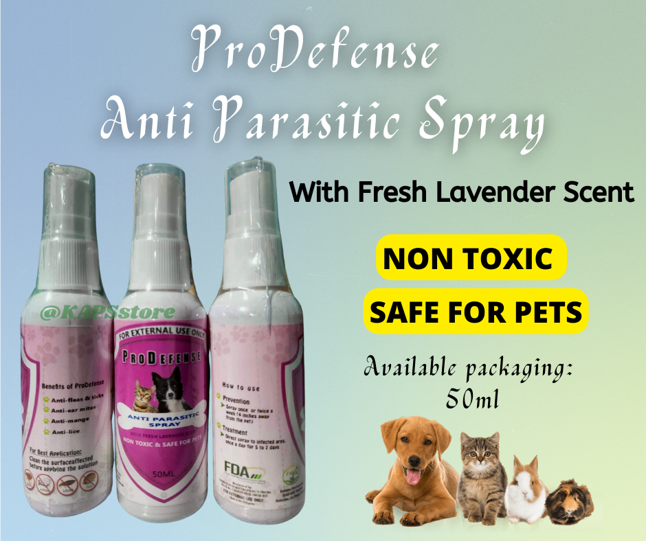 ProDefense Mange Spray parasite mites lice for Rabbits Dogs Cats other pets