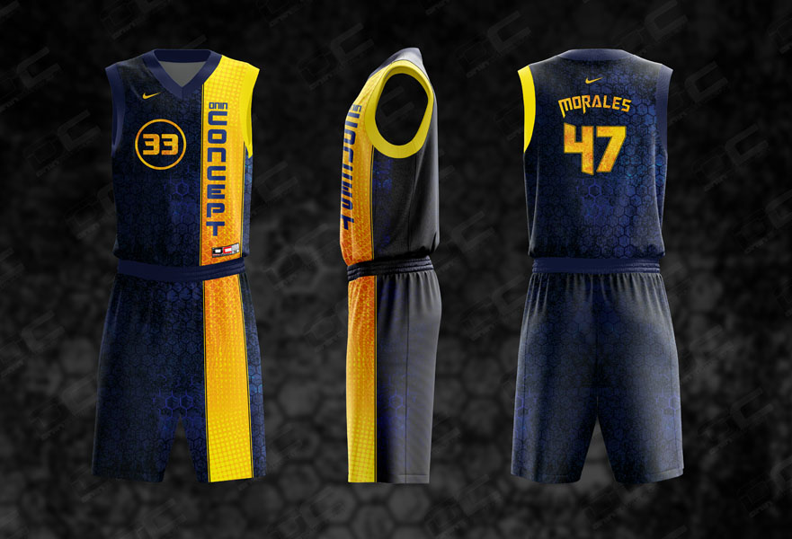 yellow sublimation basketball jersey
