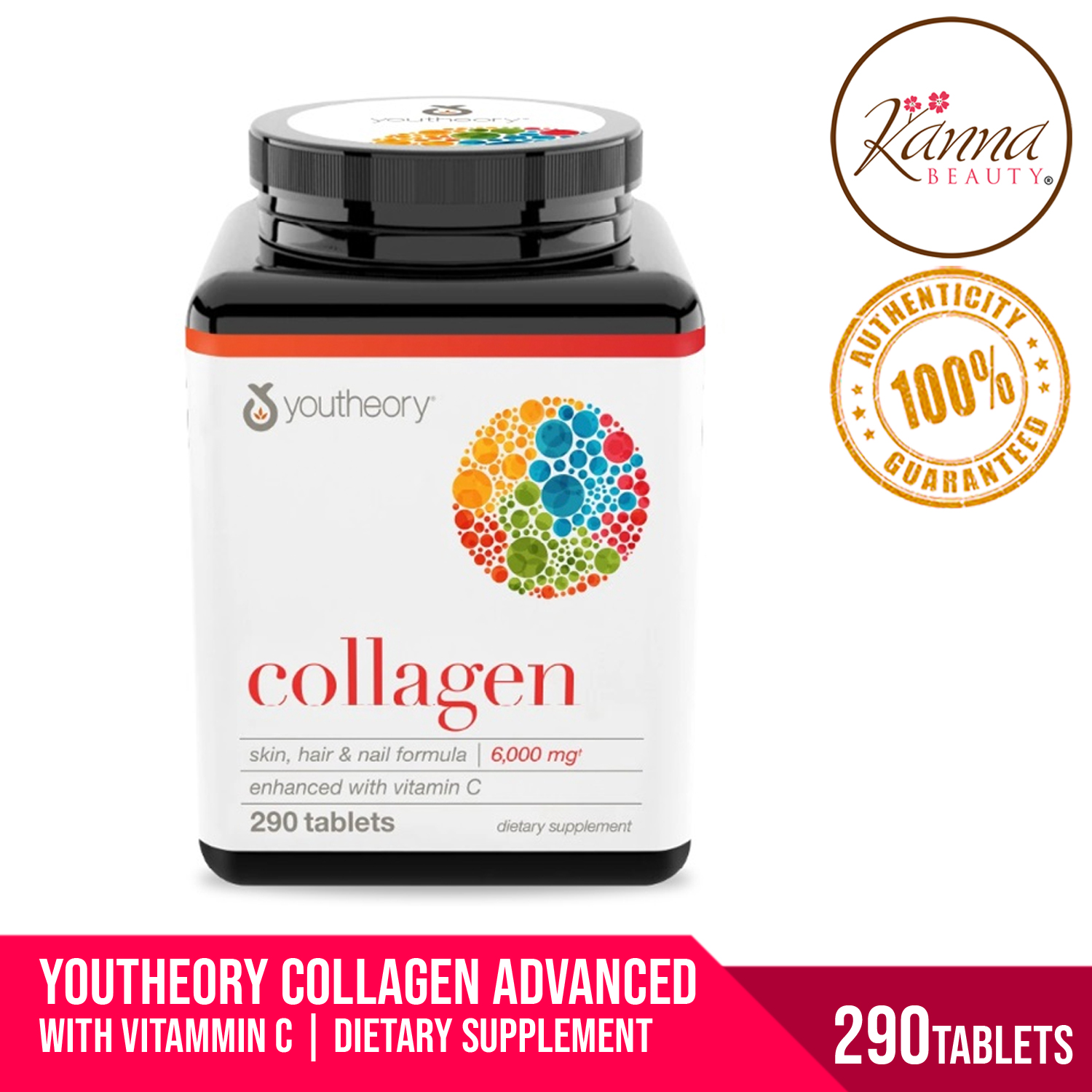 Youtheory Collagen Advanced 6000 mg Tablets 290 Ct | Lazada PH