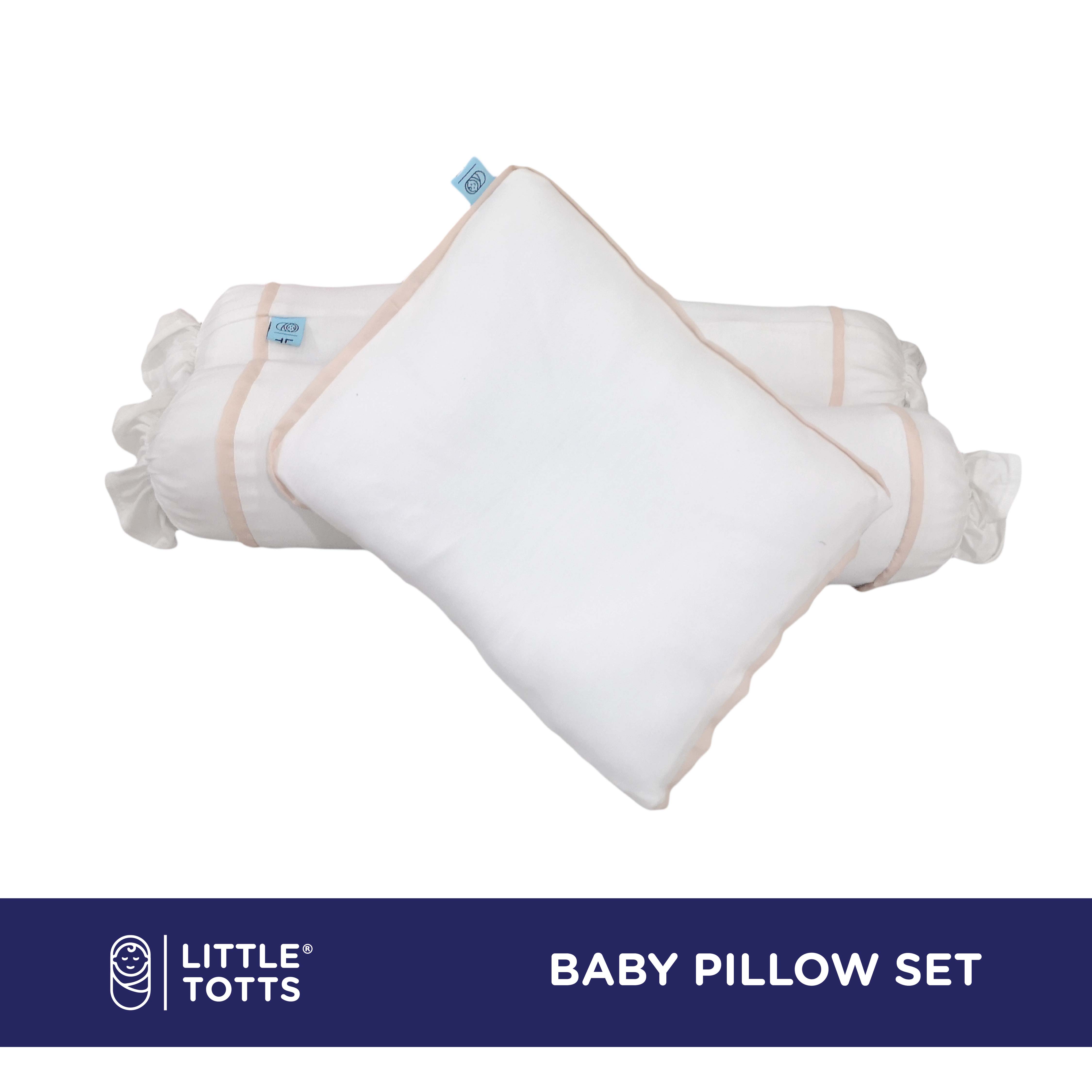 Little Totts Pillow Set Bolster and Head Pillow Lazada PH