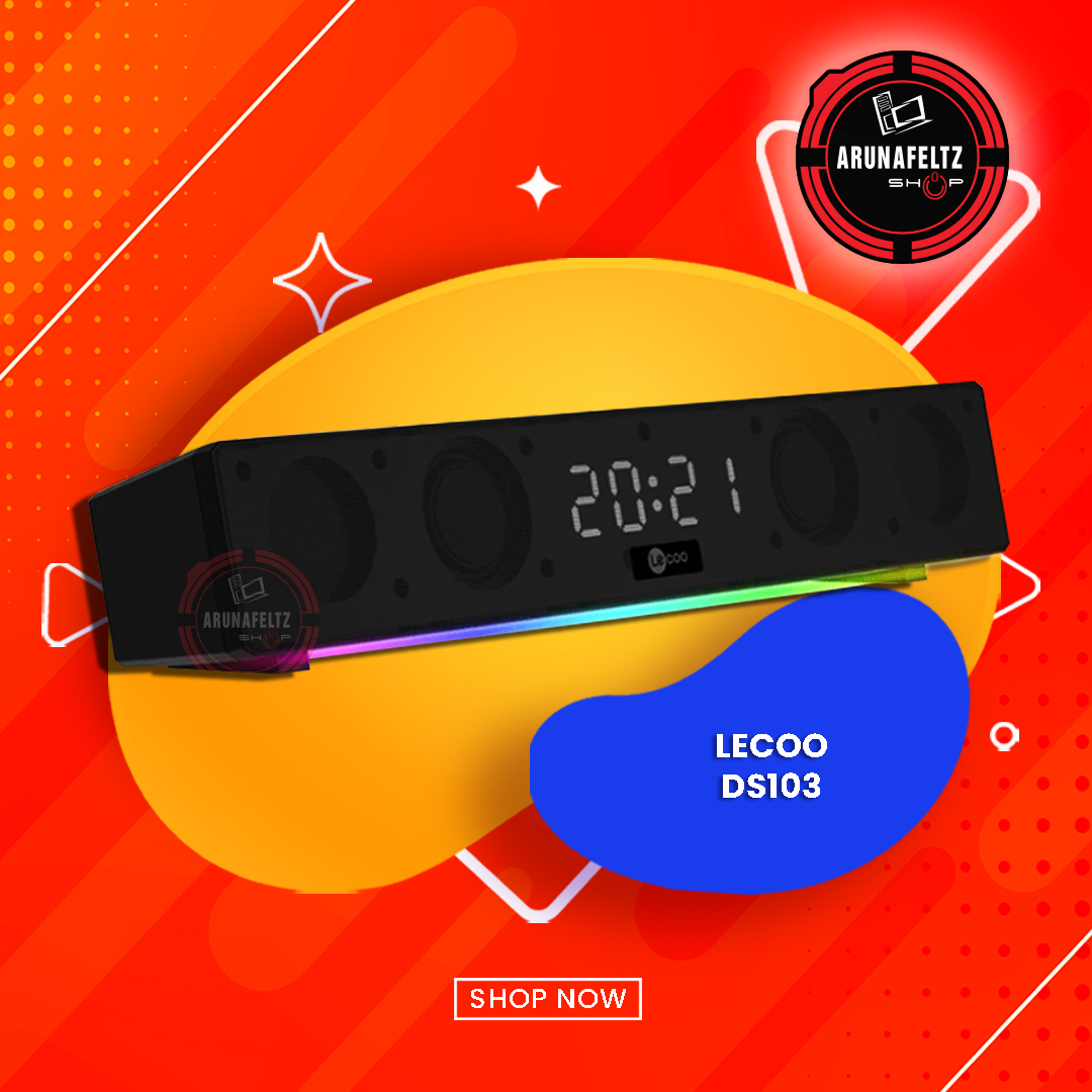 LECOO DS103 DIGITAL CLOCK & SPEAKER AUX + BLUETOOTH Lazada PH