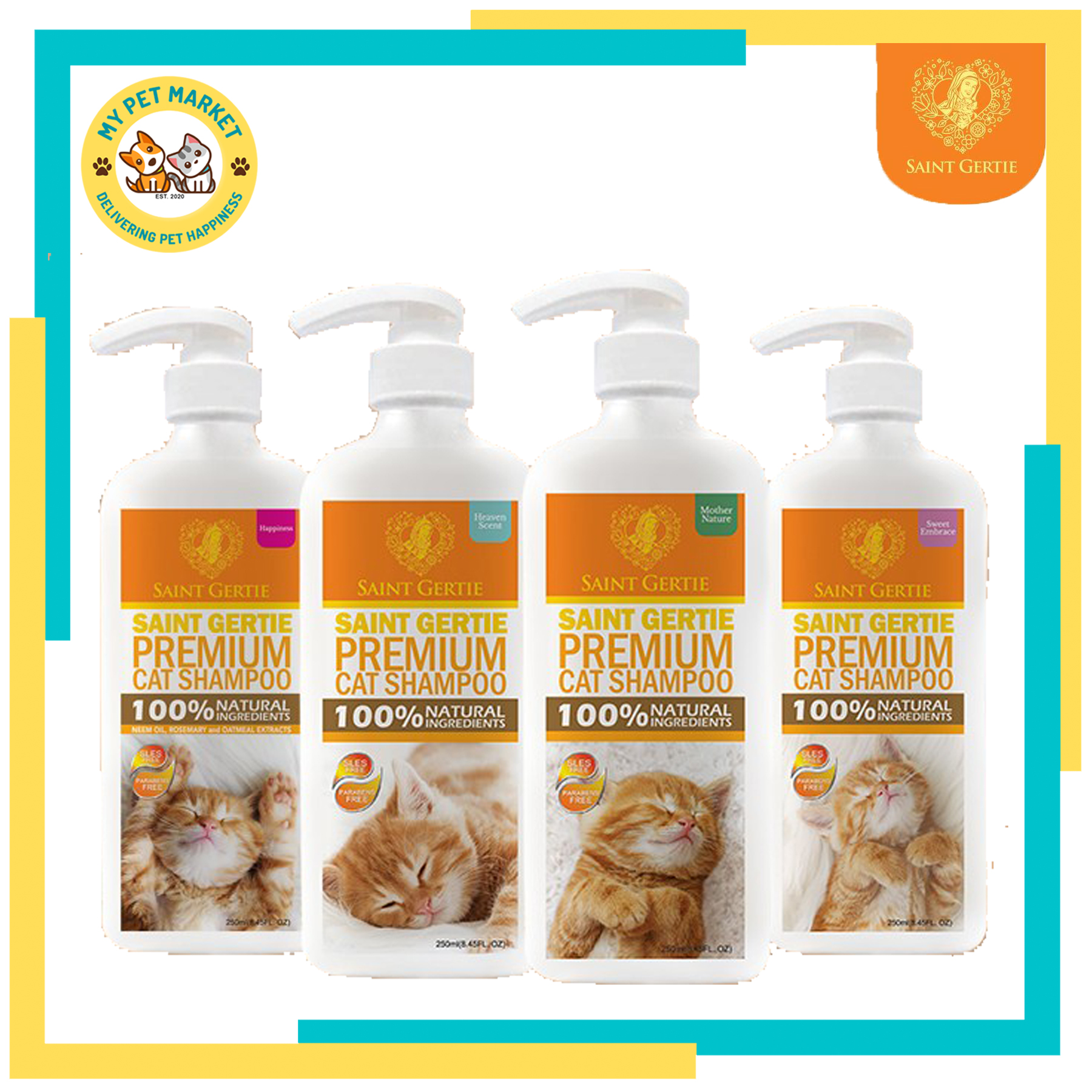 Saint Gertie Premium Organic Cat Shampoo 250ml Lazada PH