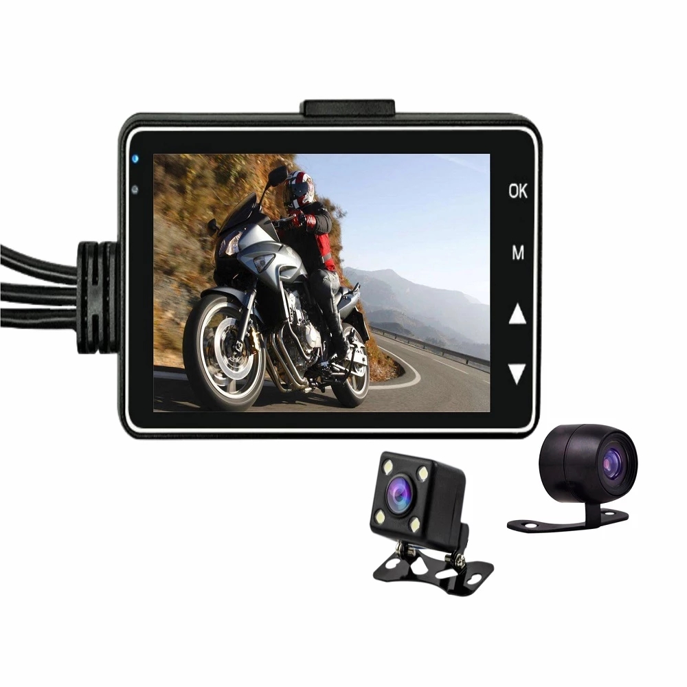 31080P HD Motorcycle Camera DVR Motor Dash Cam With Special Dual-track  Front Rear Recorder Motorbike Electronic Moto Waterproof - Buy 31080P HD  Motorcycle Camera DVR Motor Dash Cam With Special Dual-track Front