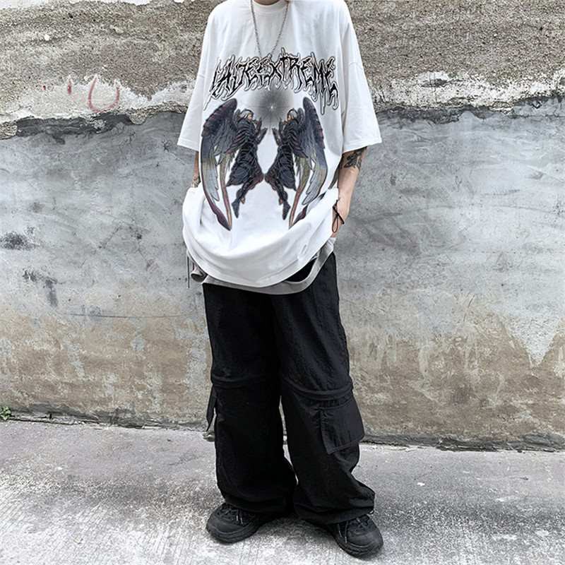 Angel Painting Oversized Shirt For Men 