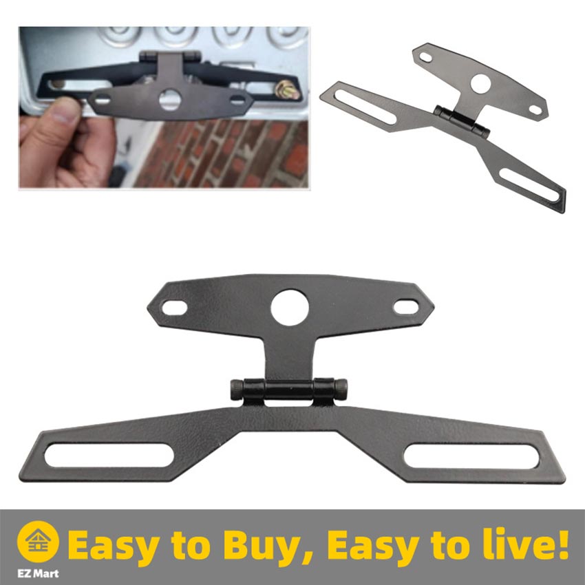 Folding License Plate Adjustable License Plate Bracket Fold Tail Light