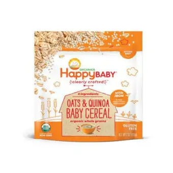 happy baby organic oats and quinoa