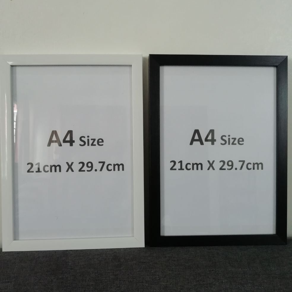 1 Pc A4 Size Frame With Glass Cover Lazada PH