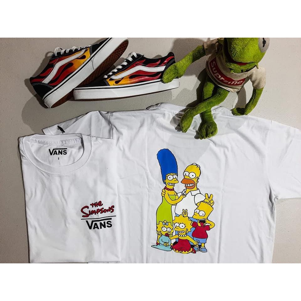 the simpsons vans shirt