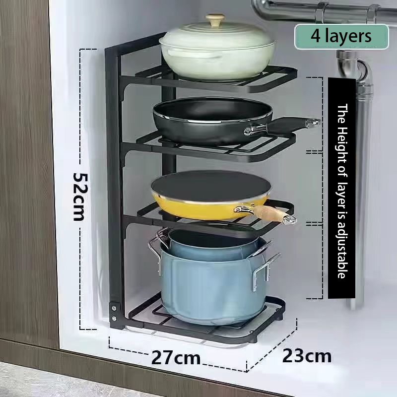 kitchen saucepan Adjustable Kitchen organizer kitchen organizer storage Lazada PH