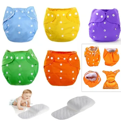 Fashion Reusable Baby Adjustable Washable Reusable Cloth Diaper (Insert Sold Separately) JP020