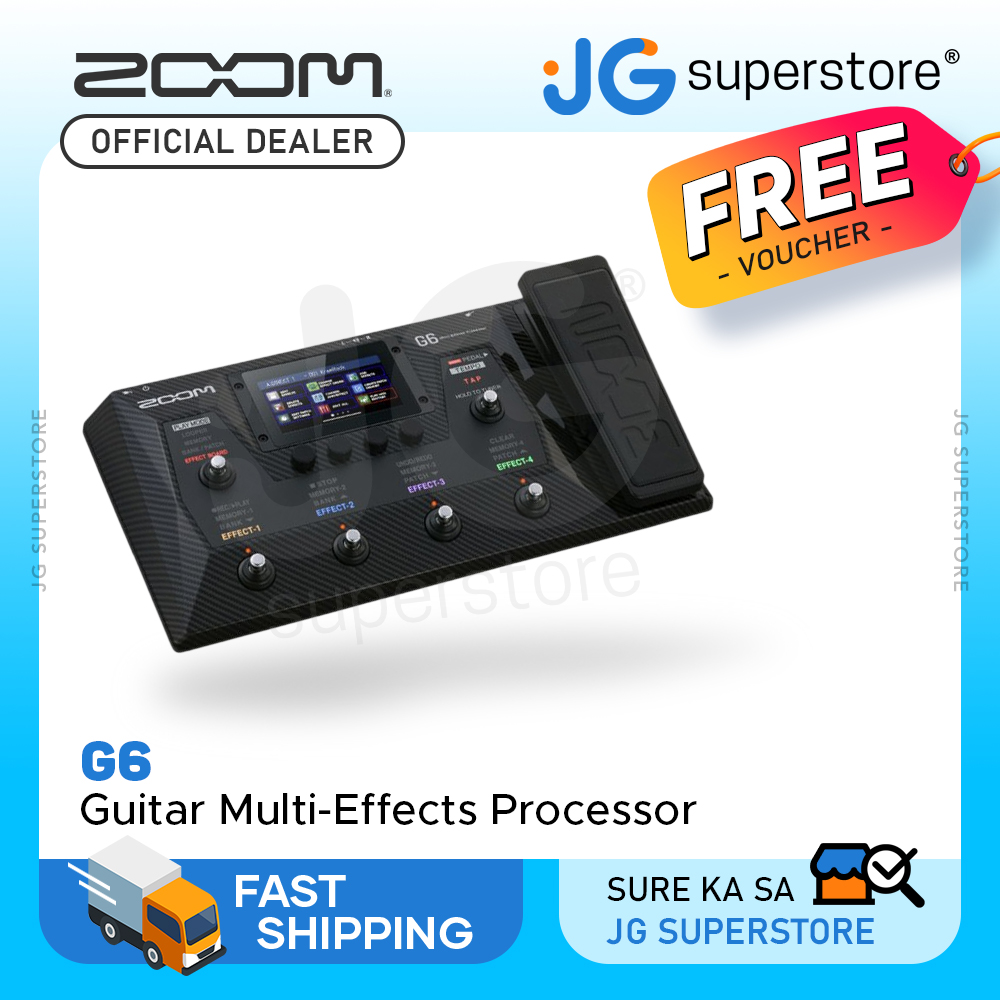 Zoom g6 deals guitar processor price