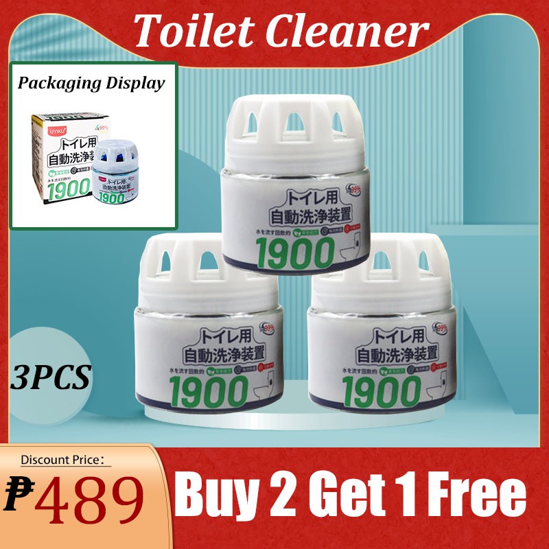 Japan Automatic Flush and Clean Toilet Cleaner Whitener Stain Remover