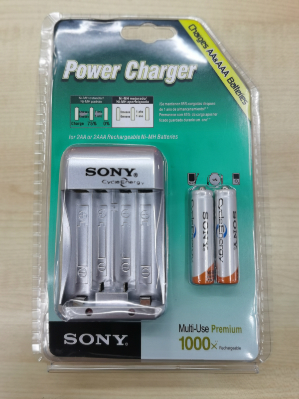 Rechargeable AA and AAA battery charger SONY compact charger with  rechargeable battery (with 2 batteries) | Lazada PH