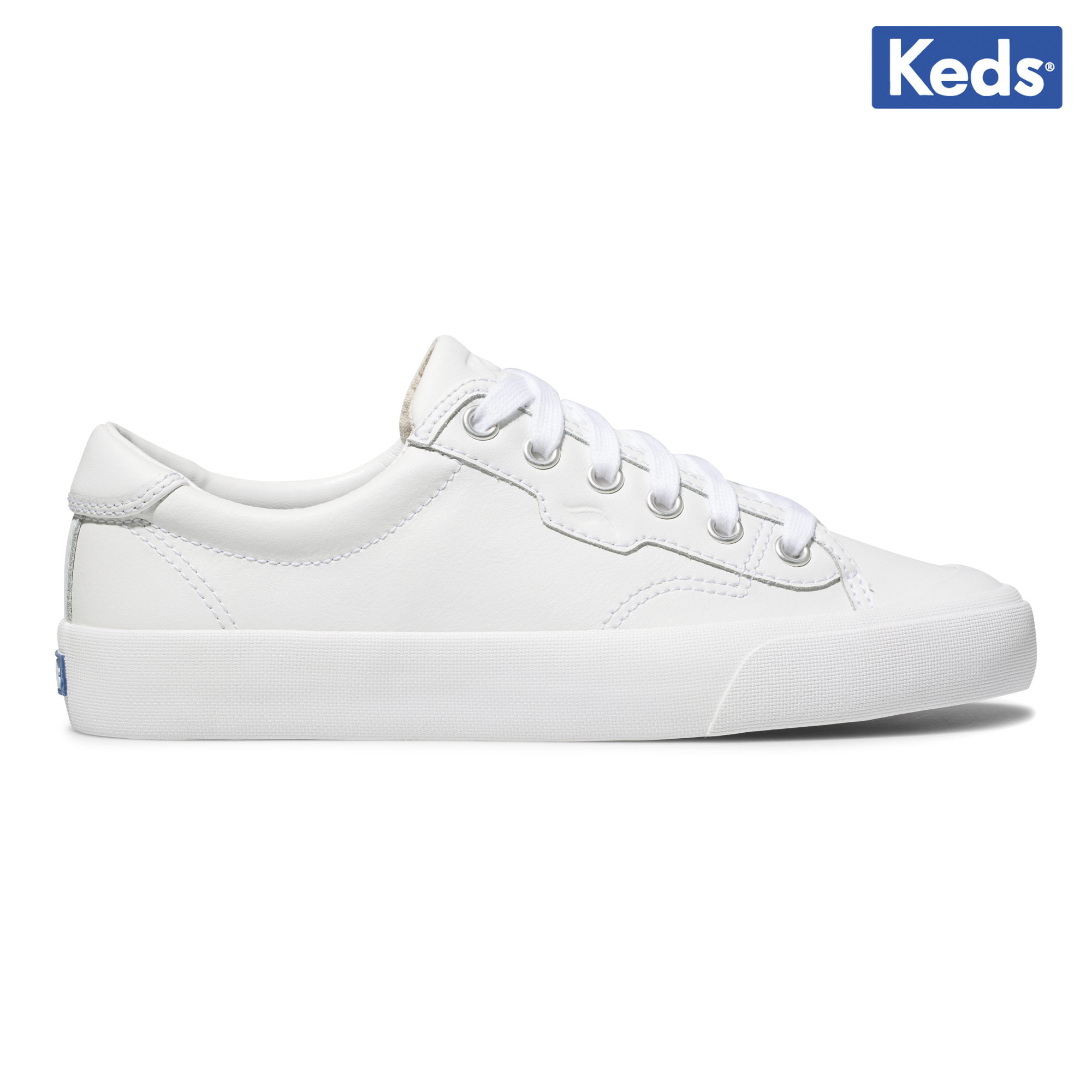 Keds Women's Crew Kick 75 KS MM Silver Sneaker - Glitter & Floral Detail Minimalist Tennis Shoes - View #11