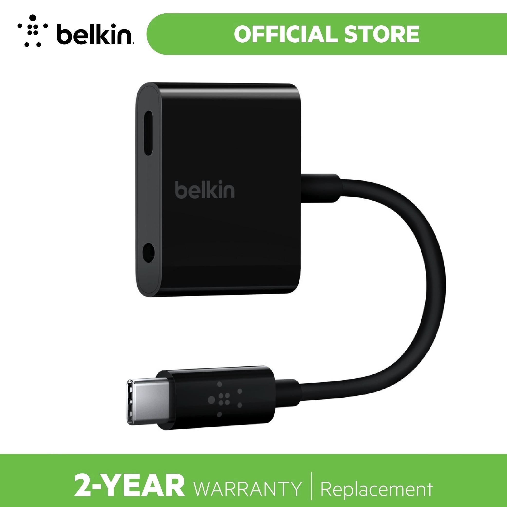 Adaptateur Lightning RockStar™ audio + recharge de Belkin