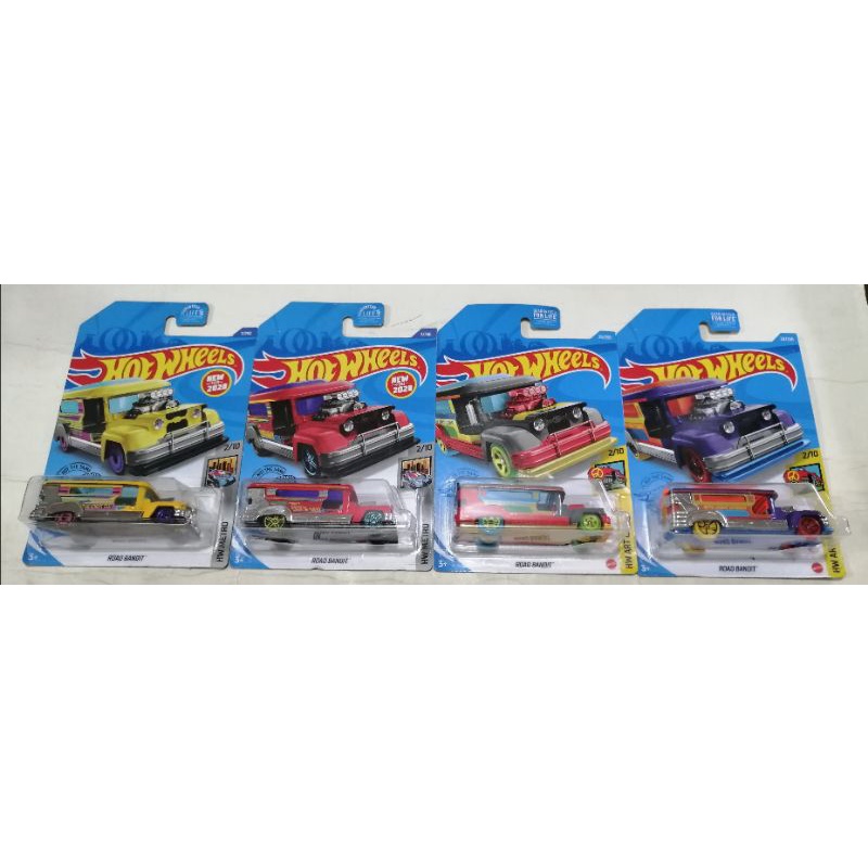 Hot Wheels 2020 HW Metro Road Bandit – Gelbes Spielzeugauto, Modell 7/250