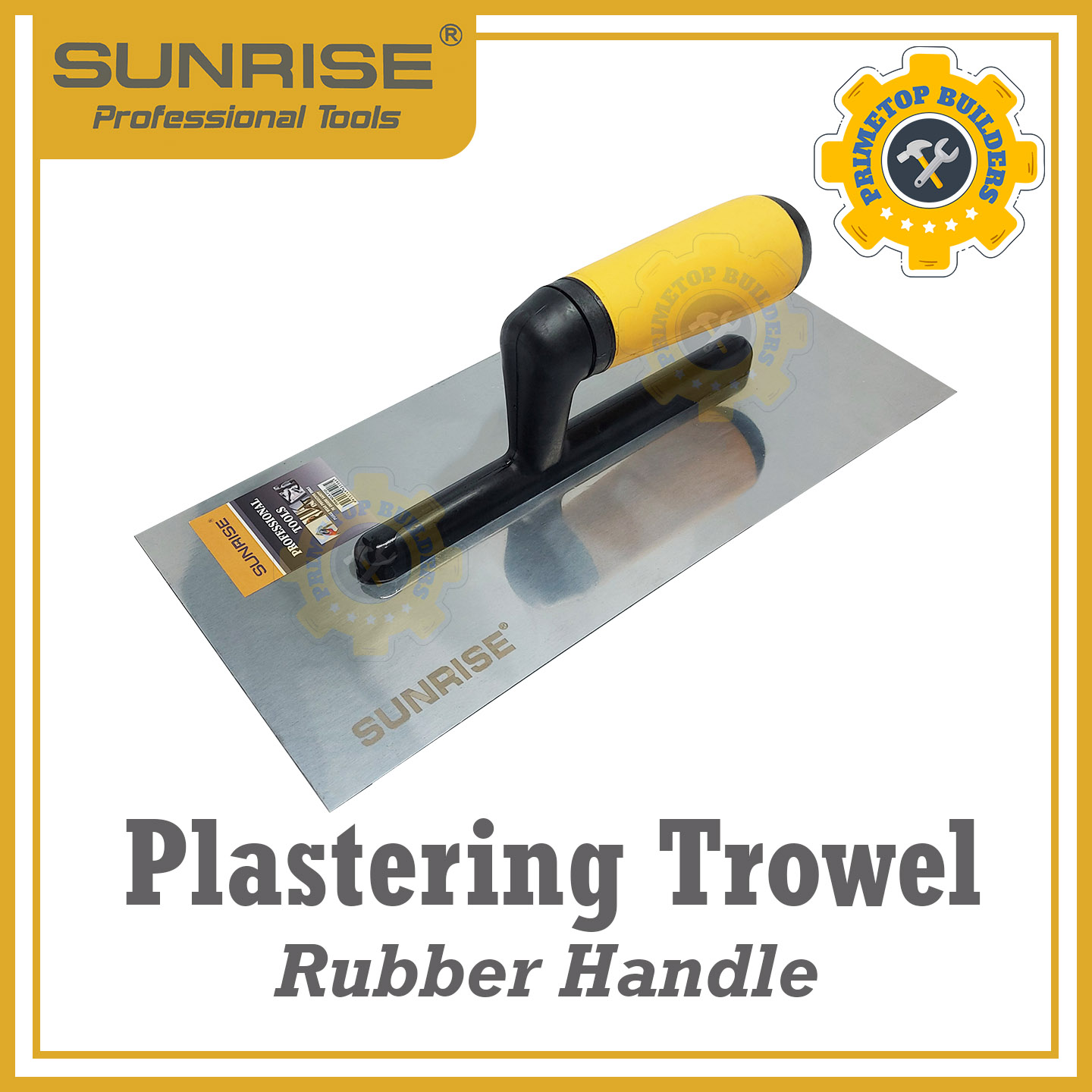 SUNRISE Plastering Trowel / Plaster Knife (RODELANG BAKAL) 11x5" Heavy