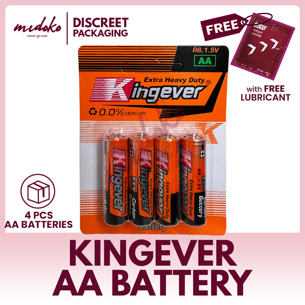 Midoko KingEver Battery Extra Heavy Duty AAA / AA Carbon Battery 4pcs