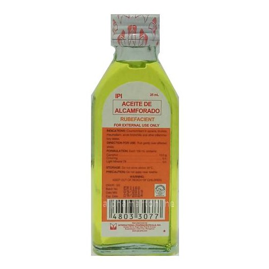 Aceite De Alcamforado 25ml 